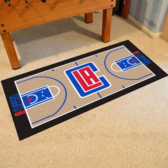 Los Angeles Clippers NBA Court Runner