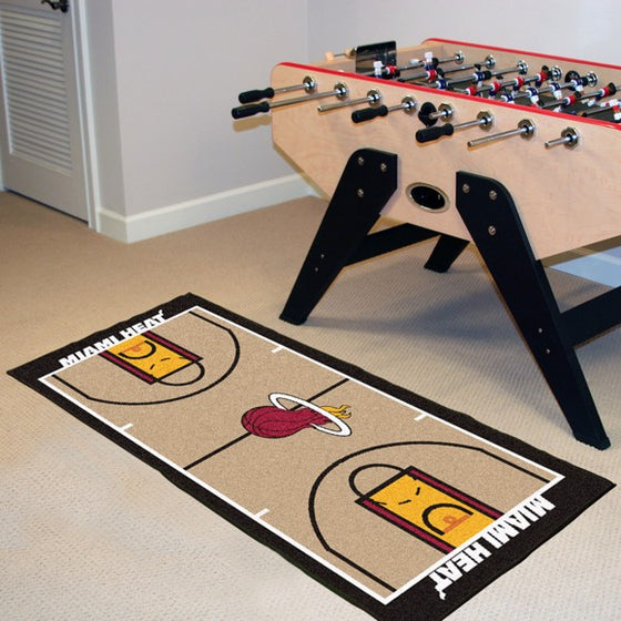 Miami Heat NBA Court Runner