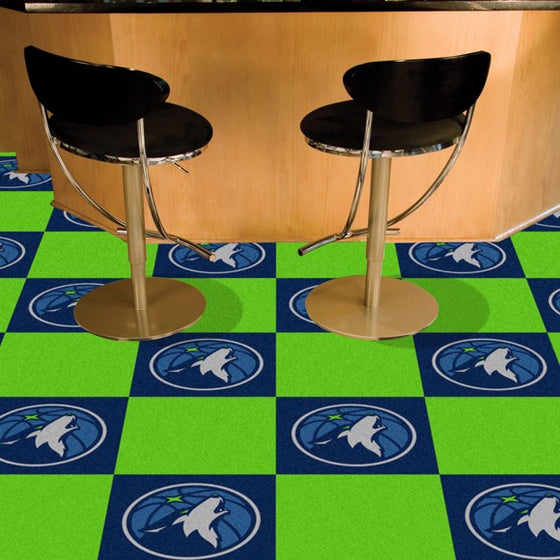 Minnesota Timberwolves Team Carpet Tiles