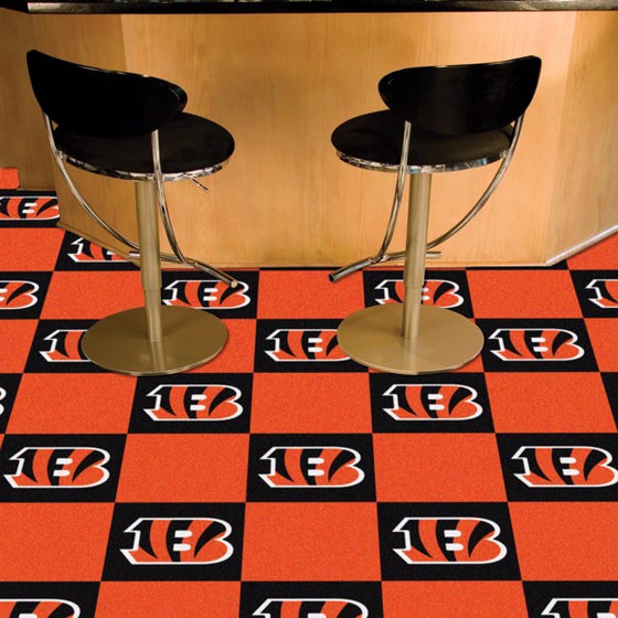 Cincinnati Bengals Team Carpet Tiles
