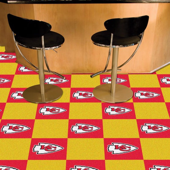 Kansas City Chiefs Team Carpet Tiles