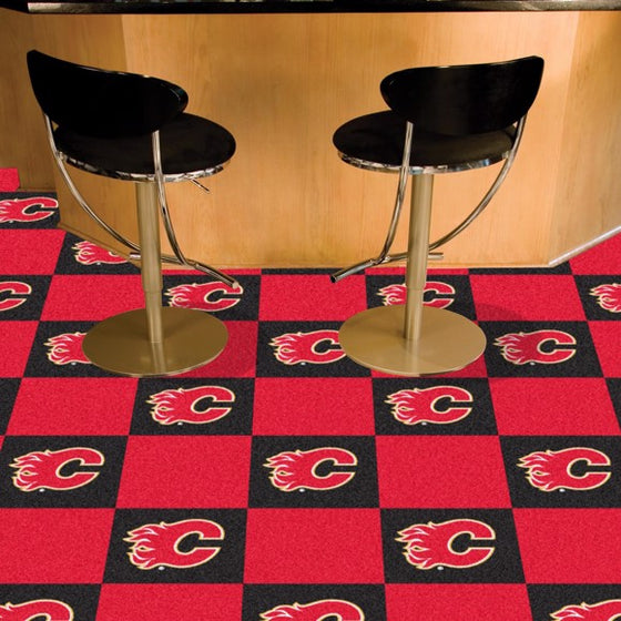 Calgary Flames Team Carpet Tiles