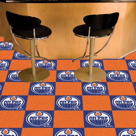 Edmonton Oilers Team Carpet Tiles