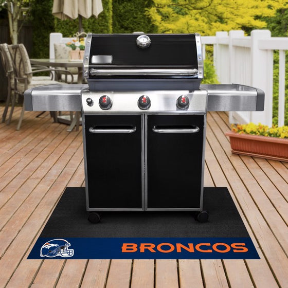 Denver Broncos Grill Mat