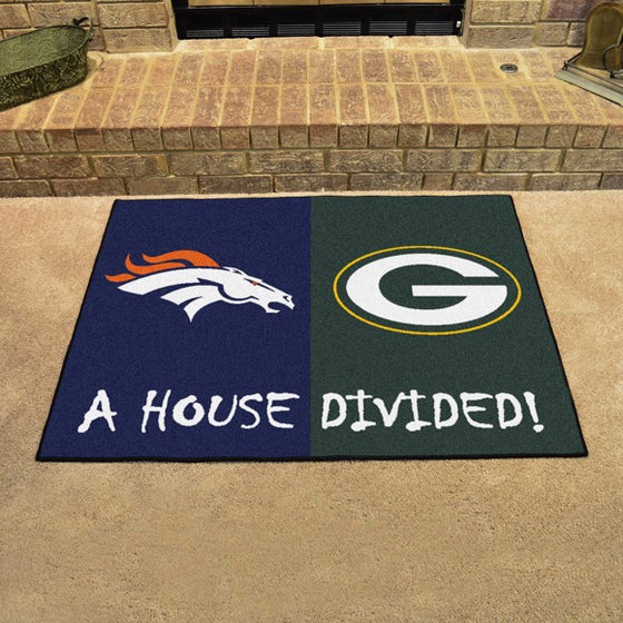 NFL House Divided - Broncos / Packers