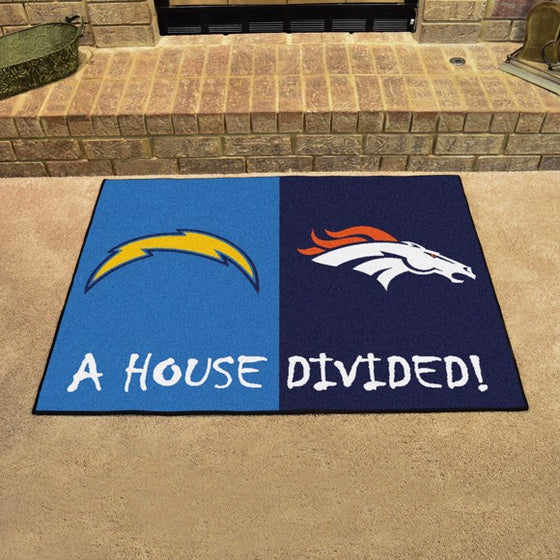 NFL House Divided - Chargers / Broncos