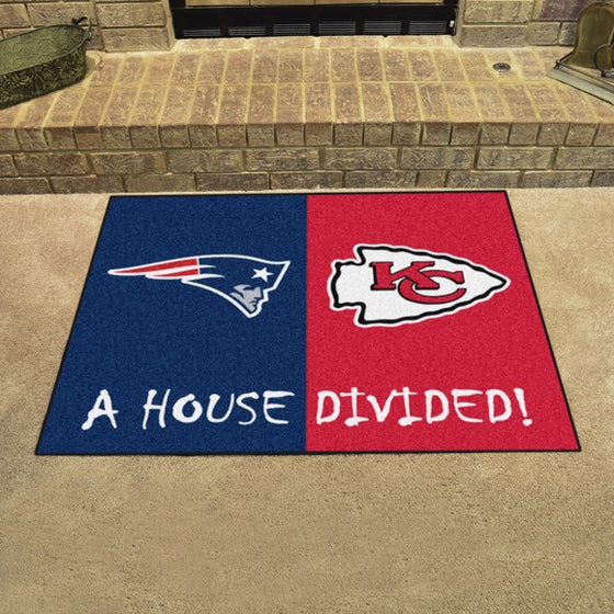 NFL House Divided - Patriots / Chiefs