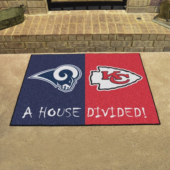 NFL House Divided - Rams / Chiefs