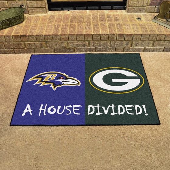 NFL House Divided - Ravens / Packers