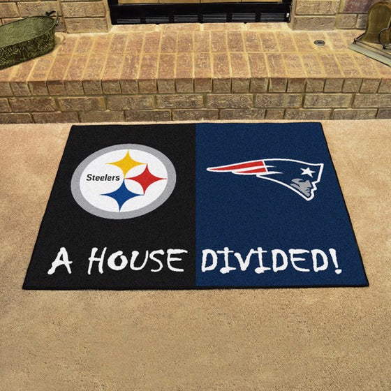 NFL House Divided - Steelers / Patriots