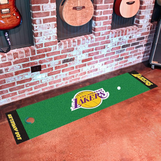 Los Angeles Lakers Putting Green Mat