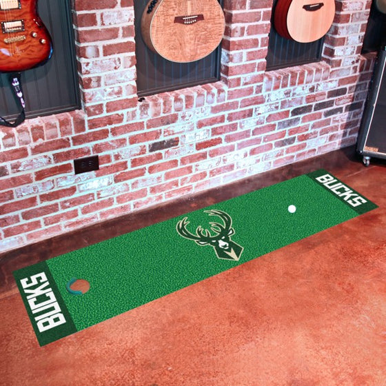 Milwaukee Bucks Putting Green Mat