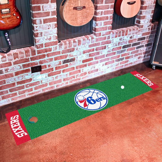 Philadelphia 76ers Putting Green Mat