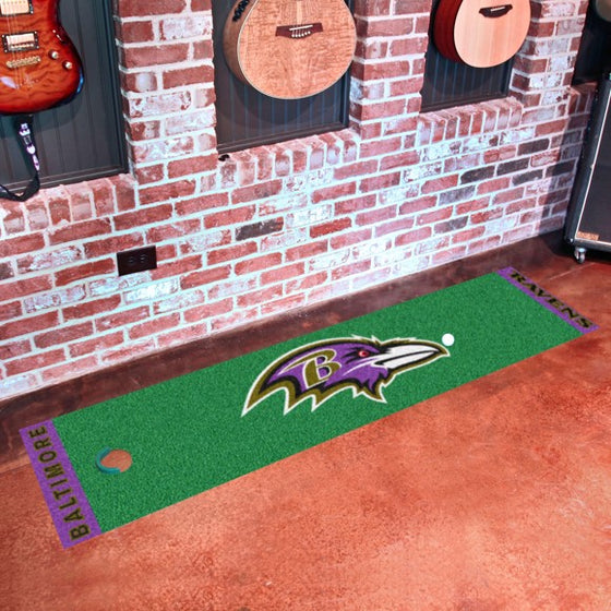 Baltimore Ravens Putting Green Mat