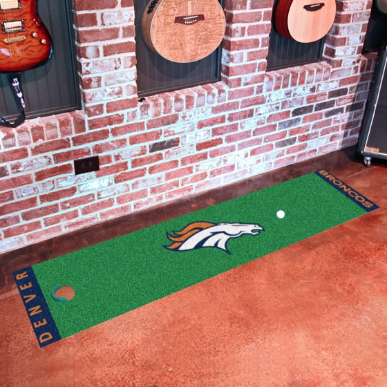 Denver Broncos Putting Green Mat