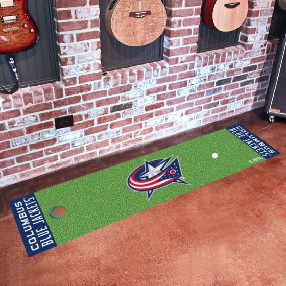 Columbus Blue Jackets Putting Green Mat