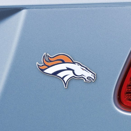 Denver Broncos Emblem - Chrome (Style 2)