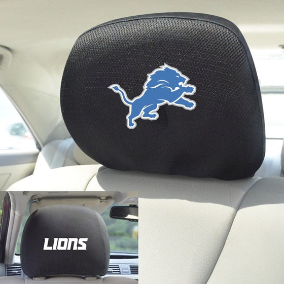 Detroit Lions Headrest Cover