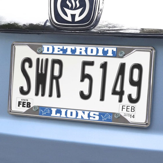 Detroit Lions License Plate Frame