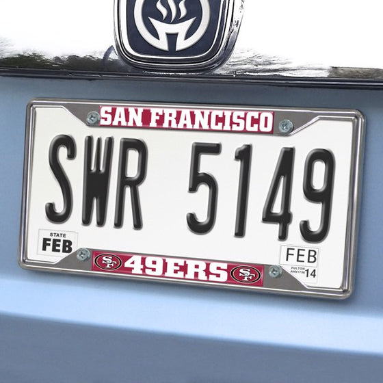 San Francisco 49ers License Plate Frame