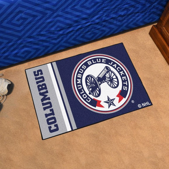 Columbus Blue Jackets Starter Mat (Style 2)