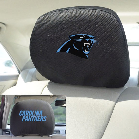 Carolina Panthers Headrest Cover