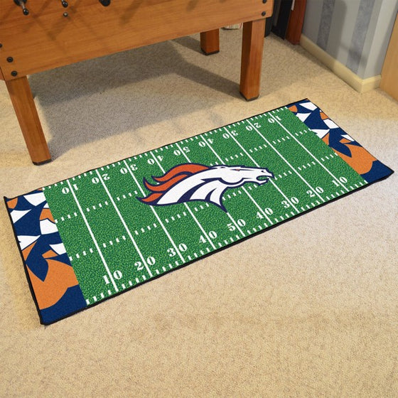 Denver Broncos Football Field Runner