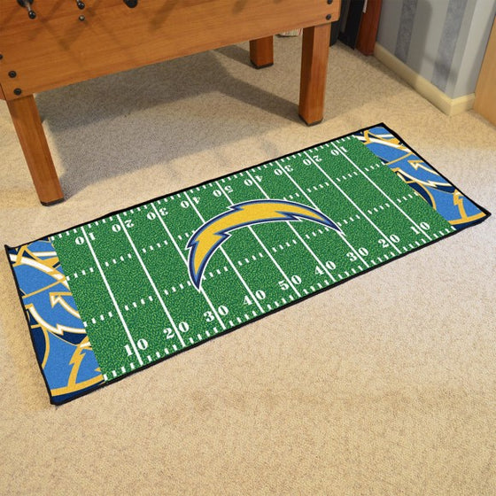 Los Angeles Chargers Football Field Runner