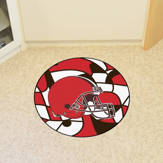 Cleveland Browns Roundel Mat (Style 1)