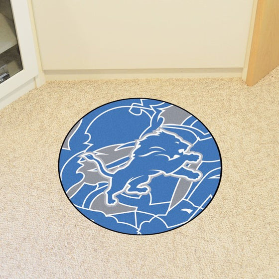 Detroit Lions Roundel Mat (Style 1)