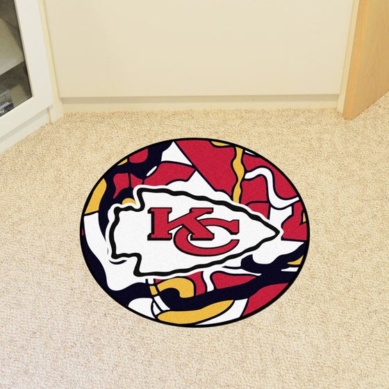 Kansas City Chiefs Roundel Mat (Style 1)