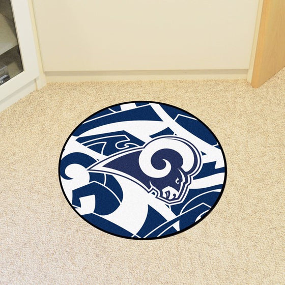 Los Angeles Rams Roundel Mat (Style 1)