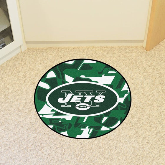 New York Jets Roundel Mat (Style 1)