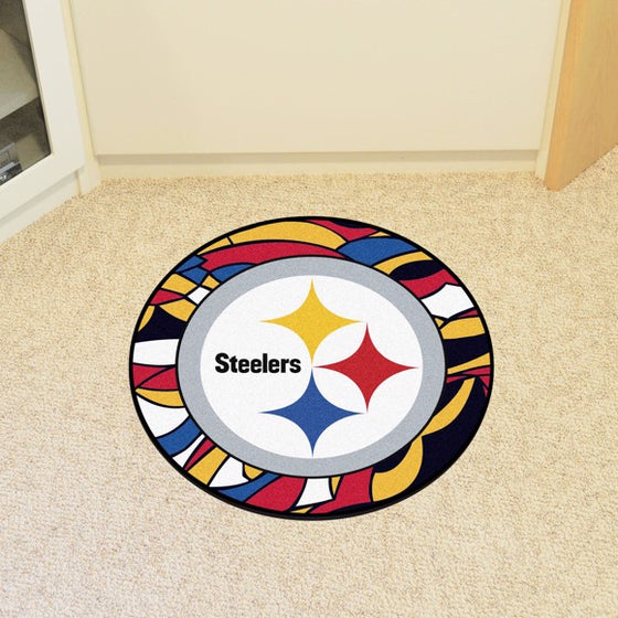 Pittsburgh Steelers Roundel Mat (Style 1)