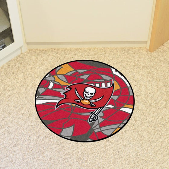 Tampa Bay Buccaneers Roundel Mat (Style 1)