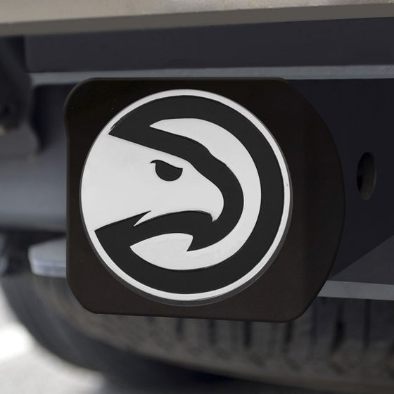 Atlanta Hawks Hitch Cover (Black/Black)