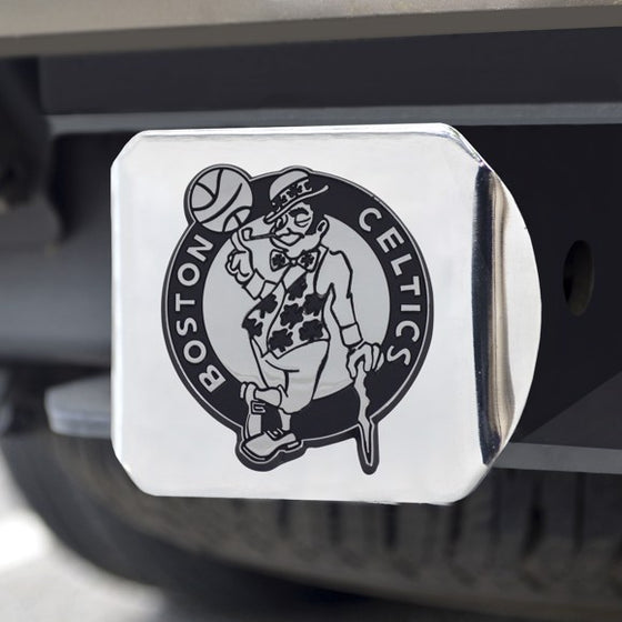 Boston Celtics Hitch Cover (Silver)