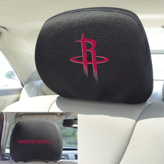 Houston Rockets Headrest Cover Set