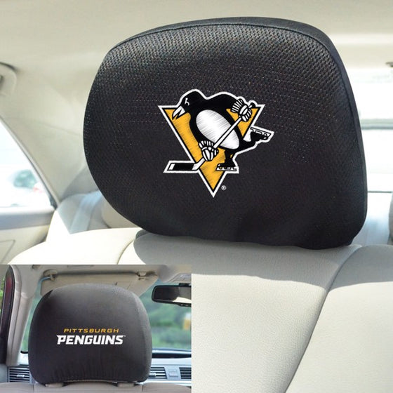 Pittsburgh Penguins Headrest Cover Set