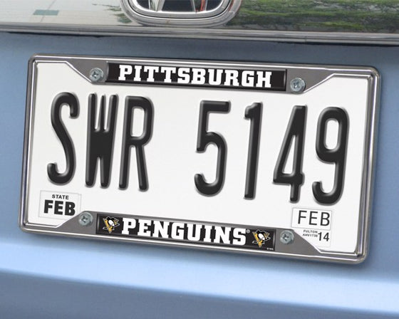 Pittsburgh Penguins License Plate Frame