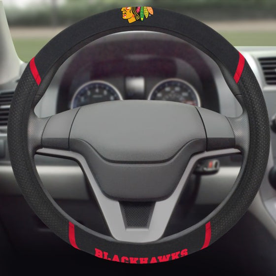 Chicago Blackhawks Steering Wheel Cover