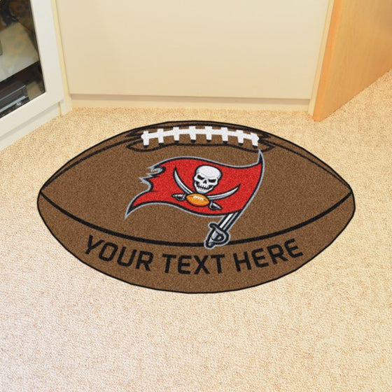 Tampa Bay Buccaneers Personalized Football Mat