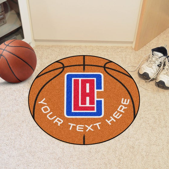 Los Angeles Clippers Personalized Basketball Mat