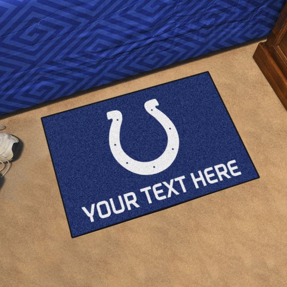 Indianapolis Colts Personalized Starter Mat