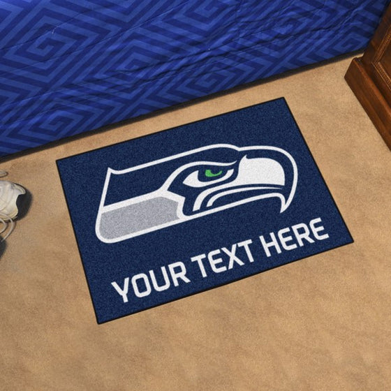 Seattle Seahawks Personalized Starter Mat