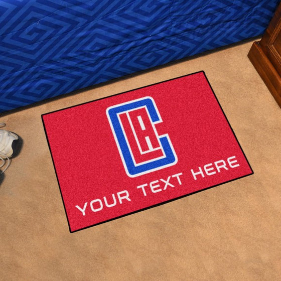 Los Angeles Clippers Personalized Starter Mat