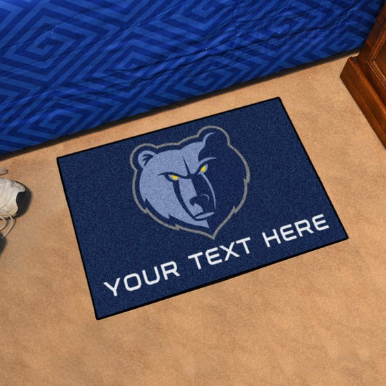 Memphis Grizzlies Personalized Starter Mat