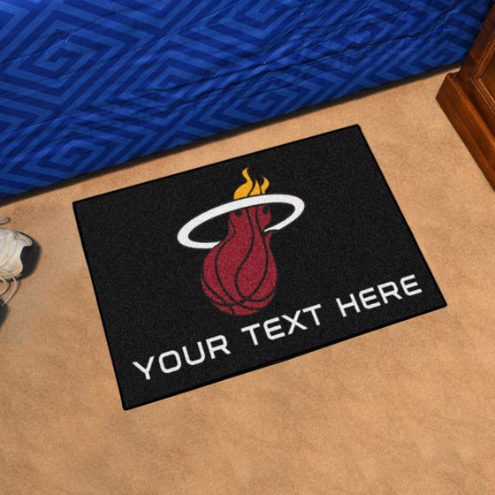 Miami Heat Personalized Starter Mat