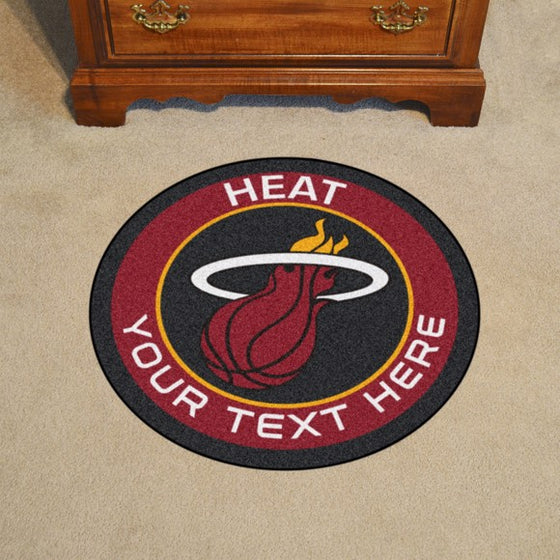 Miami Heat Personalized Roundel Mat