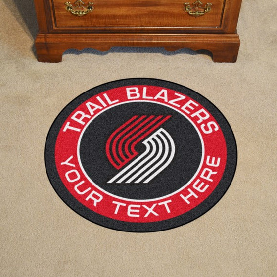 Portland Trail Blazers Personalized Roundel Mat